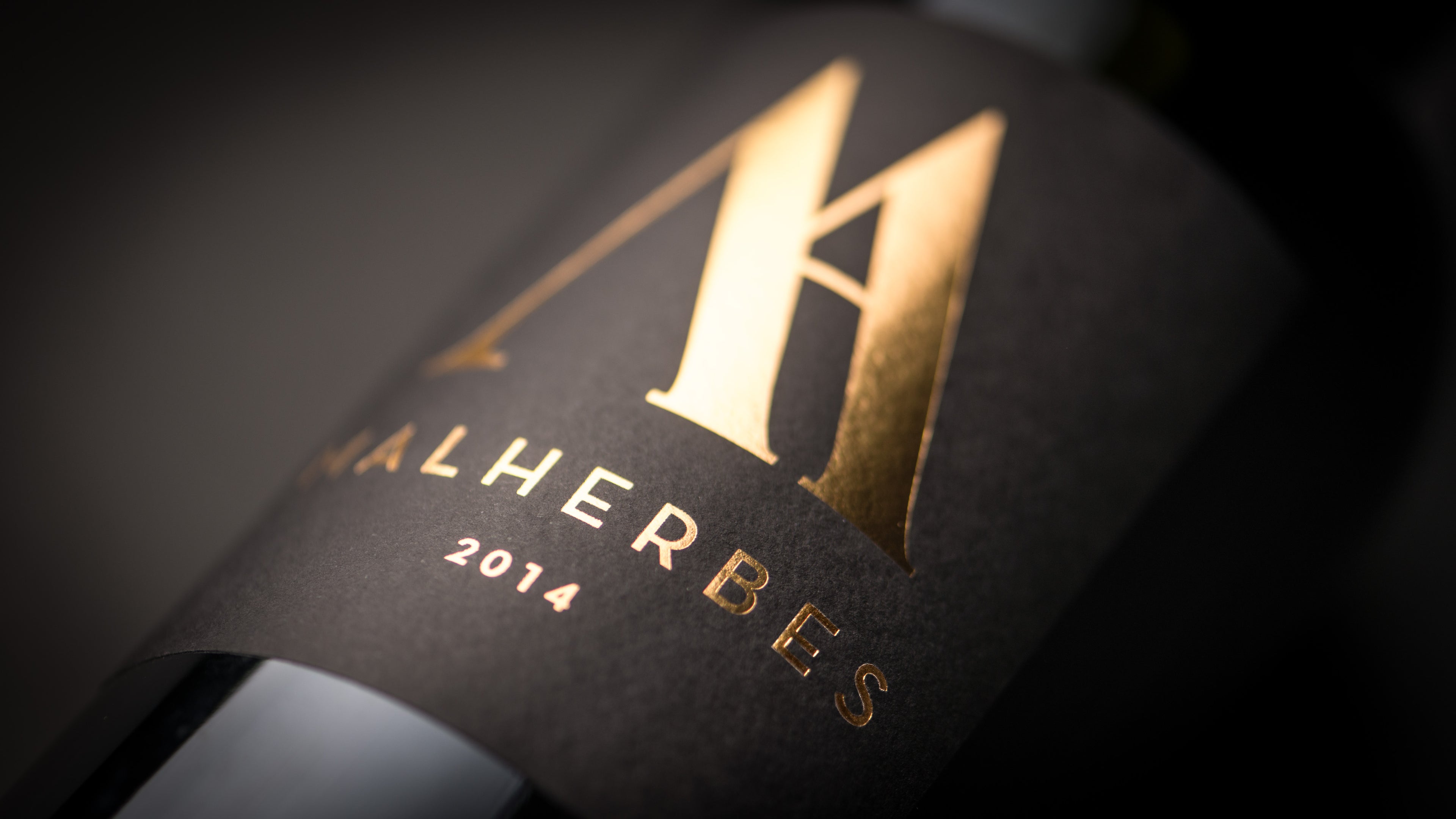 La bouteille de Malherbes Grand Vin Rouge 2014 pour dégustation