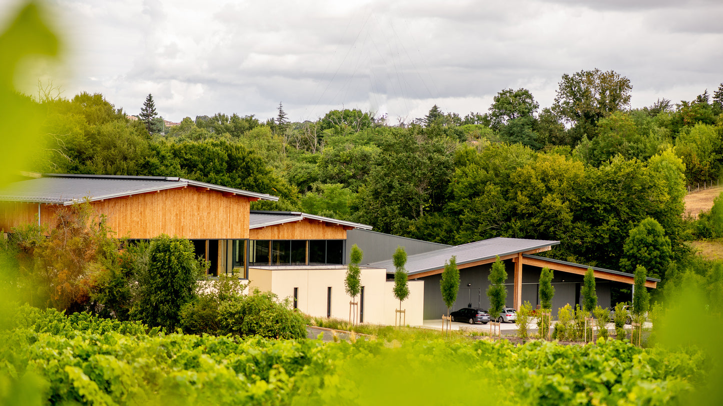 Château de Malherbes new gravitational winery / chai gravitaire 