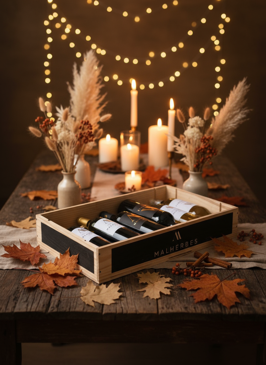 Caisse “Plaisirs Gourmands” | 1 caisse panachée de 6 bouteilles regroupant nos 3 cuvées